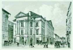 Prague Opera: Don Giovanni at Prague Estates Theatre - historical engraving